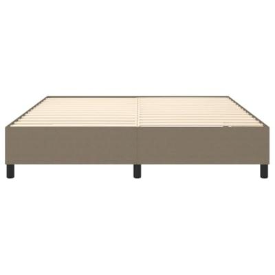 Bedframe zonder matras stof taupe 180x200 cm Bedframe zonder matras stof taupe 180x200 cm