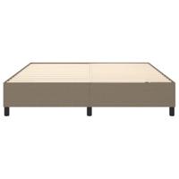 Bedframe zonder matras stof taupe 180x200 cm - thumbnail