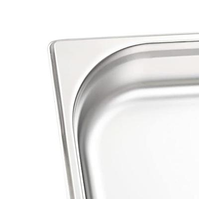 Gastronormbakken 4 st GN 1/2 65 mm roestvrij staal Gastronormbakken 4 st GN 1/2 65 mm roestvrij staal