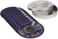 Rhodius XT67 210743 Doorslijpschijf recht 125 mm 10 stuk(s) Staal - thumbnail