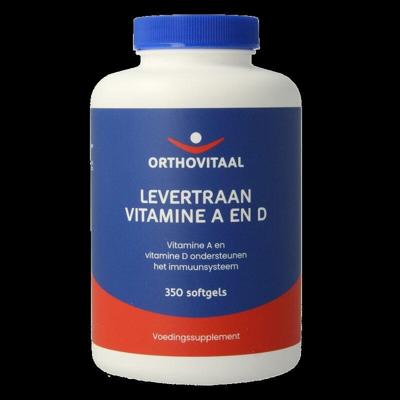 Levertraan vitamine A en D 350 Softgels