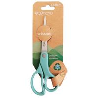 Econovo schaar, 18 cm, blauw, op blister - thumbnail