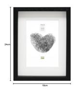 Deknudt Zwarte houten kader om objecten in te lijsten 18x24 S223K2 - thumbnail