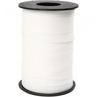 Creativ Company Cadeaulint, b: 10 mm, matt, wit, 250 m/ 1 rol - thumbnail