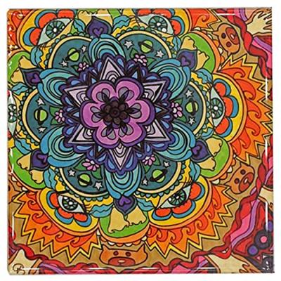 Keramieken Onderzetters Mandala (Set van 4)