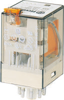 Finder 60.12.8.024.0040 Steekrelais 24 V/AC 10 A 2x wisselcontact 1 stuk(s) - thumbnail