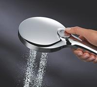 Handdouche GROHE Rainshower SmartActive 130 Rond 13cm Chroom/Wit - thumbnail
