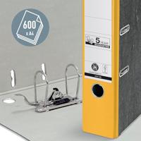 Leitz Ordner 1080 DIN A4 Rugbreedte: 80 mm Geel Wolken 2 beugels 10805015 - thumbnail