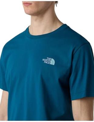The North Face Vertical Logo S/S T-shirt Heren Mineral Ink M