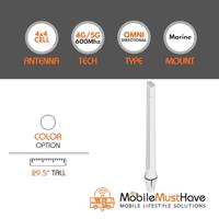 A-OMNI-0414-V1-01 - Ultra-Wide MIMO (4x4) Omni-Dir. Marine & Coast antenne LTE/5G & WLAN - thumbnail
