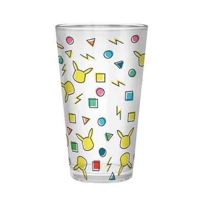 Pokemon - Pikachu Pattern Large Glass - thumbnail