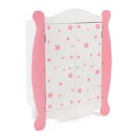 Poppen Kledingkastje - Pink Stars - thumbnail
