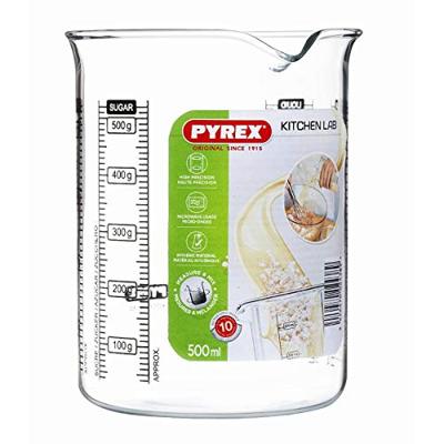 Pyrex maatbeker 500ml glas Pyrex maatbeker 500ml glas