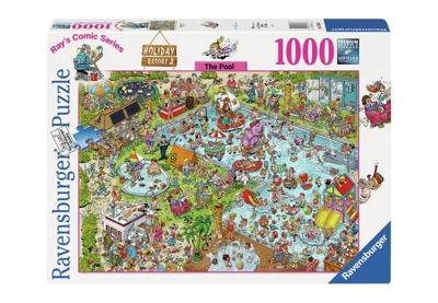 Puzzel ravensburger ray comics the pool 3 1000st