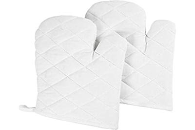 Creativ Company Ovenhandschoen, afm 18x28 cm, 145 gr, wit, 2 stuk/ 1 doos