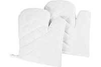 Creativ Company Ovenhandschoen, afm 18x28 cm, 145 gr, wit, 2 stuk/ 1 doos - thumbnail