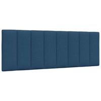 Bedframe zonder matras "Hanko" stof blauw 140x190 cm - thumbnail