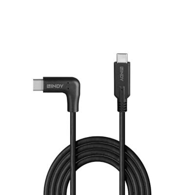 Lindy 32019 USB 3.2 Gen 2 10Gbps 60W USB Type-C - USB Type-C (haaks) 1.5m Lindy 32019 USB 3.2 Gen 2 10Gbps 60W USB Type-C - USB Type-C (haaks) 1.5m