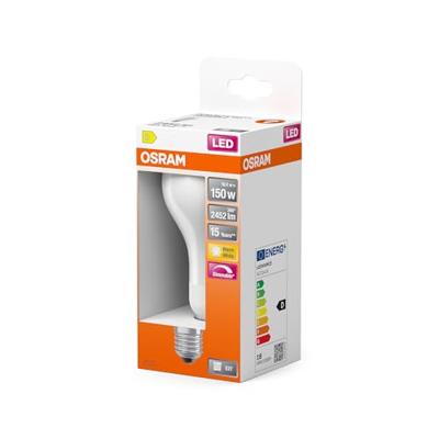OSRAM HOMELIGHTING 4058075437326 LED-lamp Energielabel D (A - G) E27 Peer 18 W = 150 W Warmwit (Ø x l) 70 mm x 128 mm 1 stuk(s) OSRAM HOMELIGHTING 4058075437326 LED-lamp Energielabel D (A - G) E27 Peer 18 W = 150 W Warmwit (Ø x l) 70 mm x 128 mm 1 stuk(s)