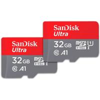 Sandisk MicroSDHC Ultra Android 32GB 120MB/s Class 10 A1 - 2pak - thumbnail