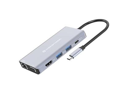 Conceptronic DONN20G notebook dock & poortreplicator Bedraad USB 3.2 Gen 1 (3.1 Gen 1) Type-C Grijs Conceptronic DONN20G notebook dock & poortreplicator Bedraad USB 3.2 Gen 1 (3.1 Gen 1) Type-C Grijs