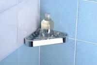 Hoek Planchet Sapho Smart 17x17x3 cm Chroom - thumbnail