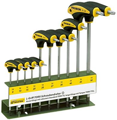 Proxxon Industrial BO L-hantag Schroevendraaierset Werkplaats 10-delig Binnen-zesrond (TX), Zesrond-TX BO