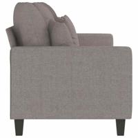 Driezitsbank 180 cm stof taupe - thumbnail