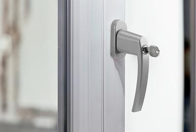 Olympia 5986 Afsluitbare raamhandgreep Zilver