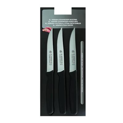 EL. Herder steakmes set van 3 | 12 stuks