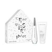 Issey Miyake geschenkset l'eau d'issey femme eau de toilette spray 50ml + bodylotion 50ml dames - thumbnail