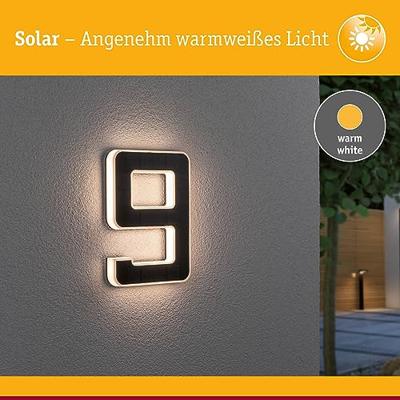 Paulmann 79850 4000870798508 Huisnummerlamp op zonne-energie Energielabel: A (A - G) 0.20 W Warmwit Zwart Paulmann 79850 4000870798508 Huisnummerlamp op zonne-energie Energielabel: A (A - G) 0.20 W Warmwit Zwart