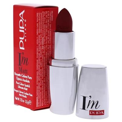 Pupa Milano - Pupa I&apos;M Matt Lipstick 3.50 g 073 Irresistible Burgundy Lippenstift 3.5 g Dames - thumbnail
