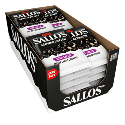 Villosa sallos schwarzweich süß-salzig (20x 200gr)