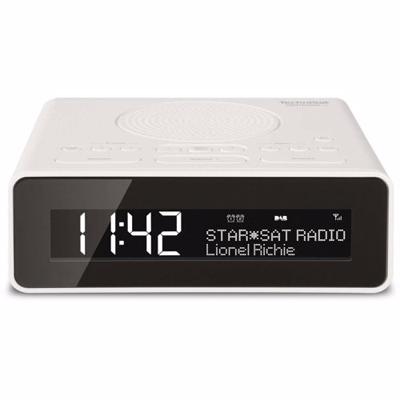 TechniSat DigitRadio 51 Wekkerradio DAB+, VHF (FM) AUX Wit