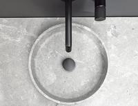 Tweedekans Ben Engraved Cross afdekset voor inbouw wastafelkraan Mat zwart 05368 - thumbnail