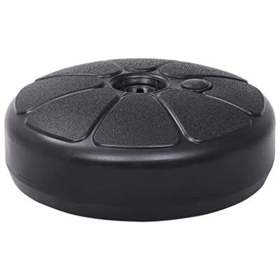 VidaXL Parasolvoet gevuld met zand/water 15 l zwart VidaXL Parasolvoet gevuld met zand/water 15 l zwart