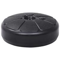 Parasolvoet gevuld met zand/water 15 L zwart - thumbnail