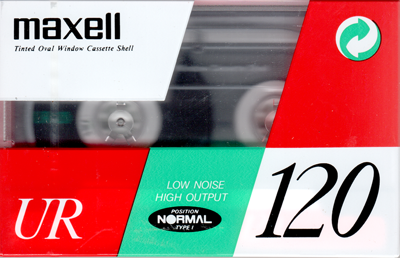 Maxell UR120 audiocassette (per stuk) Maxell UR120 audiocassette (per stuk)