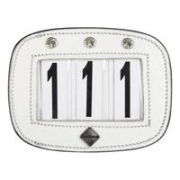 Le mieux startnummer wit bling zwart - thumbnail