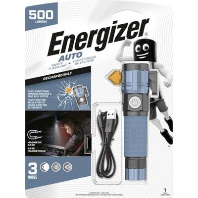 Energizer Auto Metal Light Zaklamp werkt op een accu LED 500 lm Energizer Auto Metal Light Zaklamp werkt op een accu LED 500 lm