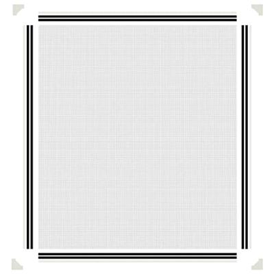 VidaXL Insectenhor voor ramen magnetisch 130x150 cm wit