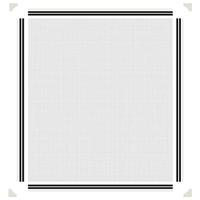 VidaXL Insectenhor voor ramen magnetisch 130x150 cm wit - thumbnail