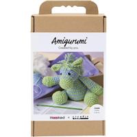 Creativ Company Hobbyset amigurumi, zebra , lichtblauw, lichtgroen, 1 doos - thumbnail