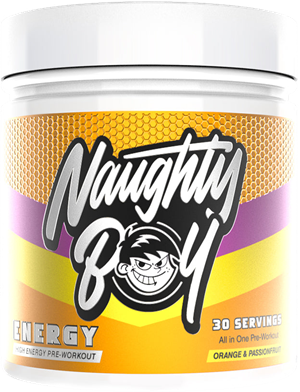 Naughty Boy Energy Pre-Workout Orange & Passionfruit (390 g) Naughty Boy Energy Pre-Workout Orange & Passionfruit (390 g)