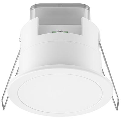 Inbouw Microwave Bewegingssensor IP54 - Prixa Sense - Ø76mm - 360° Detectie - 8m Bereik - 1200W