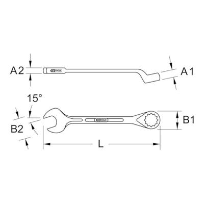 KS Tools 517.2626 517.2626 Ring-steeksleutel