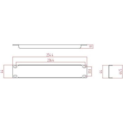 Renkforce RF-3429158 10 inch Afdekking voor patchkast 1 HE Donkergrijs Renkforce RF-3429158 10 inch Afdekking voor patchkast 1 HE Donkergrijs