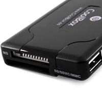 Kaartlezer Extern CoolBox CRCOOCRE065A Zwart - thumbnail