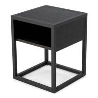 SPINDER DESIGN DIVA ONE-NIGHTSTAND Nachtkast - Zwart | Zwart - thumbnail